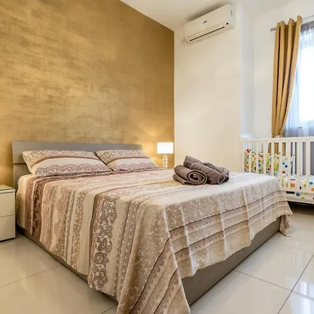 Brand New Apartment-2 Min From The Sea-central Bugibba *