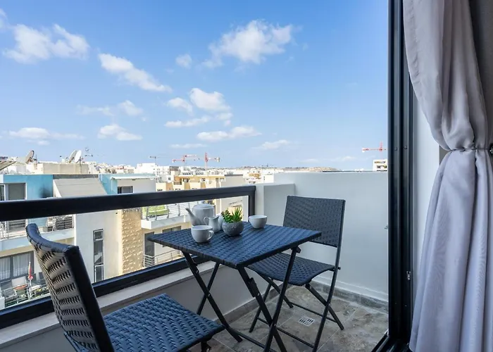 Brand New Apartment-2 Min From The Sea-central Bugibba Апартаменты