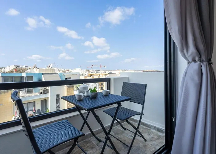 Brand New Apartment-2 Min From The Sea-central Bugibba Апартаменты